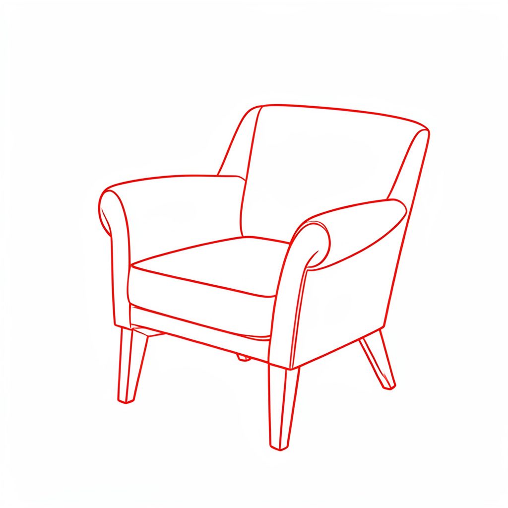 A minimal line drawing of a closed shipping box in muted navy and white, suggesting a calm, discreet delivery mood.